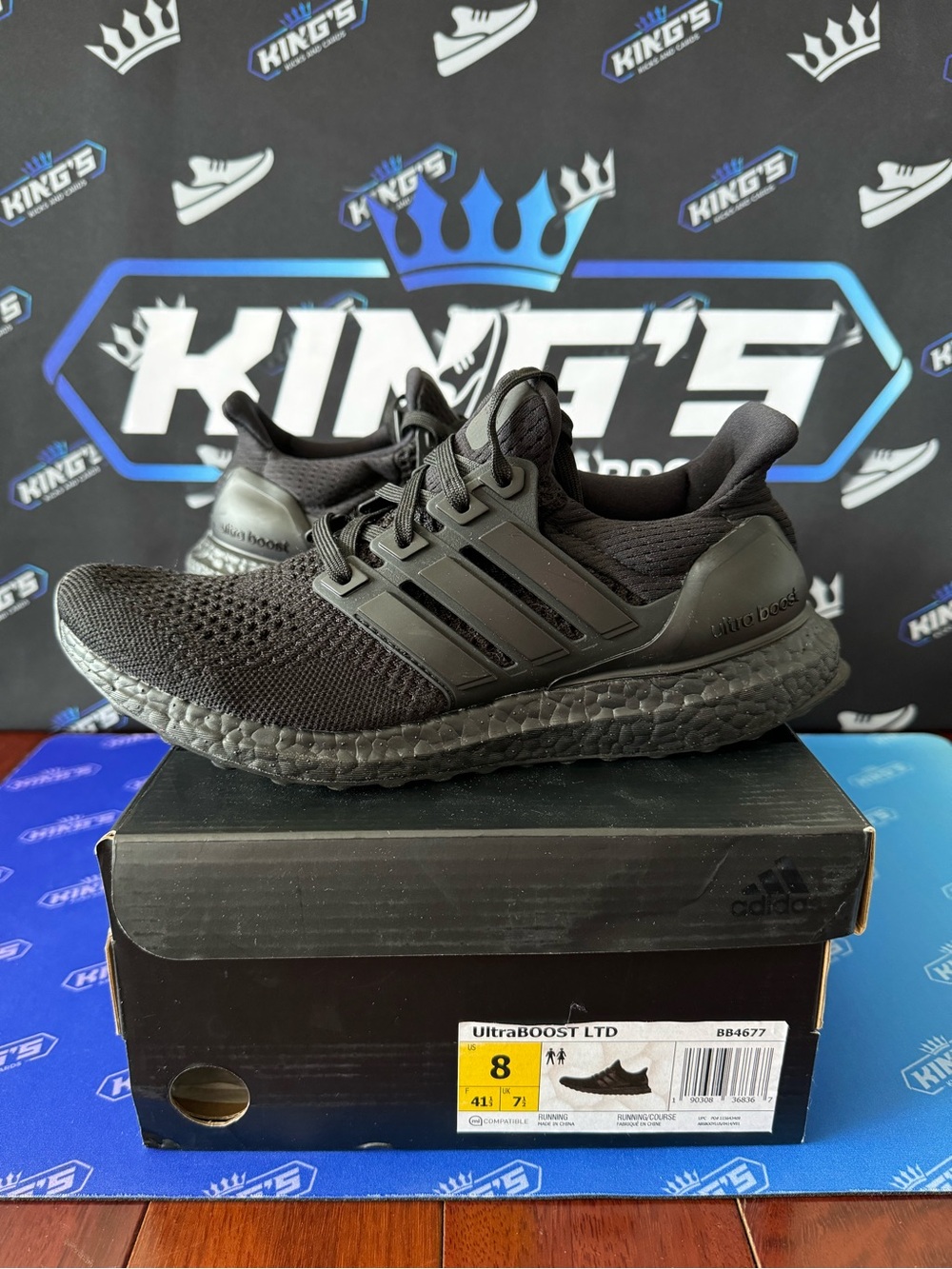 adidas UltraBOOST LTD Men's Athletic Running Shoes - Black